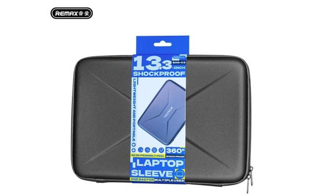 REMAX BAG-03 13.3-inch shockproof computer storage bag For Apple MacBook - Black